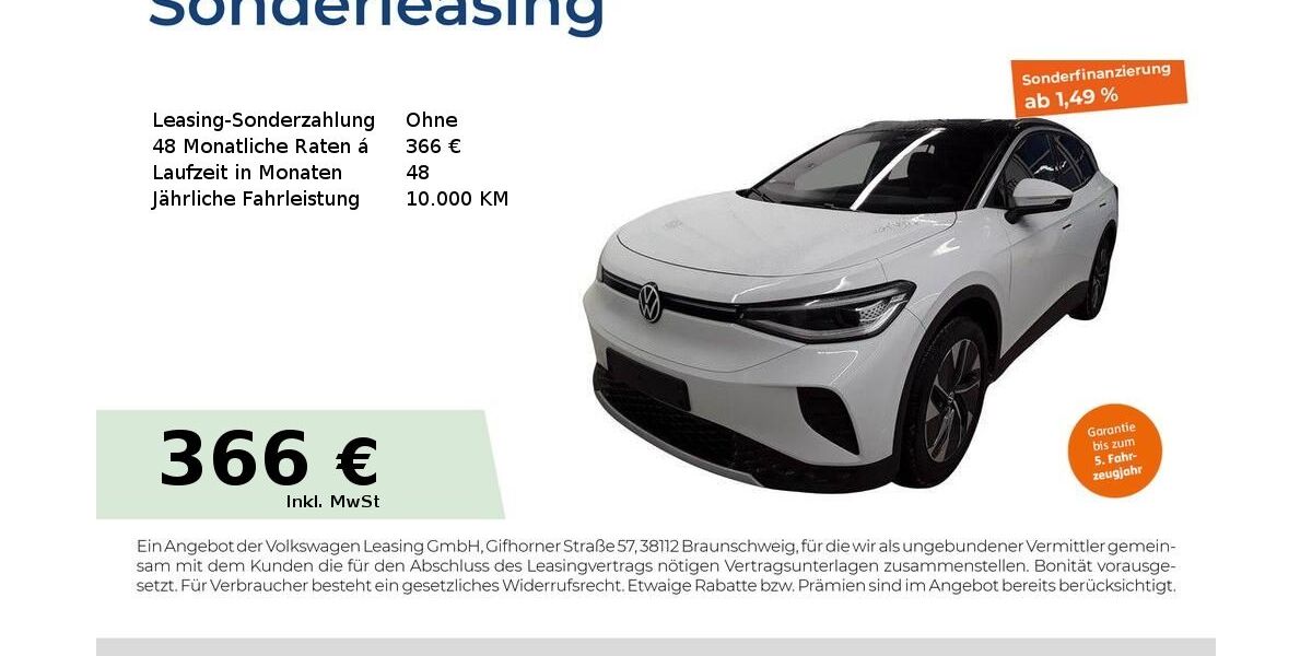 VW ID.4 6.150 km 35.880 &euro; Forchheim 91301