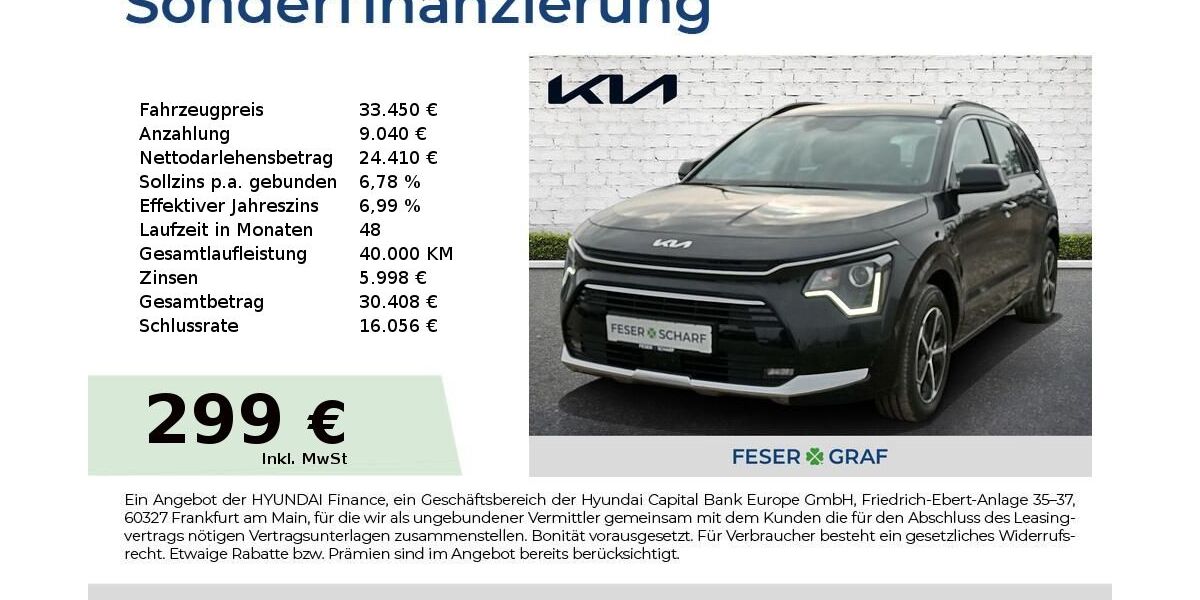 Kia Niro 8.906 km 32.850 &euro; Hallstadt 96103
