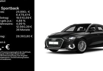 Audi A3 33.900 km 25.990 &euro; Sand am Main 97522