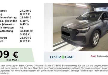 Audi Q4 e-tron 88.700 km 27.240 &euro; Höchstadt an der Aisch 91315