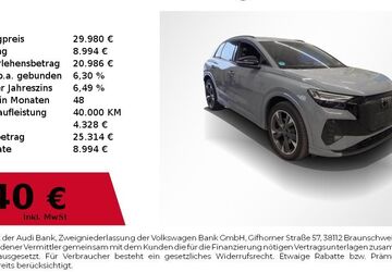 Audi Q4 e-tron 9.000 km 29.980 &euro; Höchstadt an der Aisch 91315