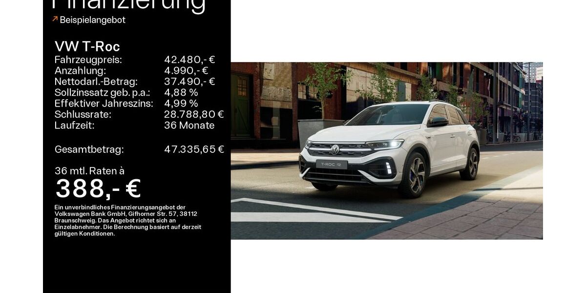 VW T-Roc 12.000 km 42.480 &euro; Ebern 96106