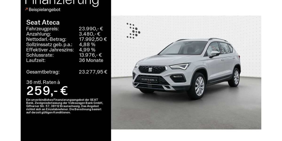 Seat Ateca 87.990 km 23.480 &euro; Ebern 96106