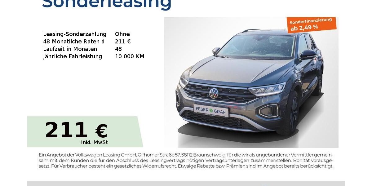 VW T-Roc 21.262 km 22.203 &euro; Höchstadt an der Aisch 91315