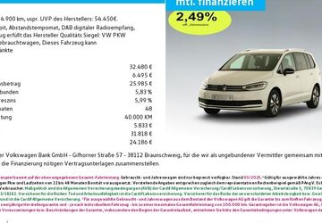 VW Touran 24.900 km 32.480 &euro; Bamberg 96052
