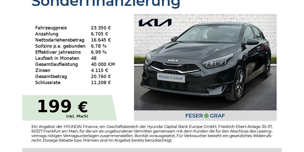 Kia ceed / Ceed 6.957 km 21.850 &euro; Hallstadt 96103